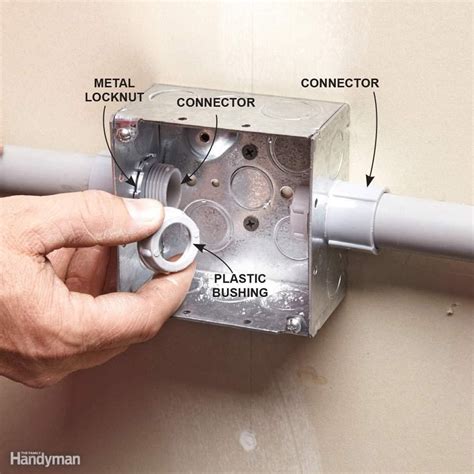 cutting holes in electrical boxes|metal electrical box installation.